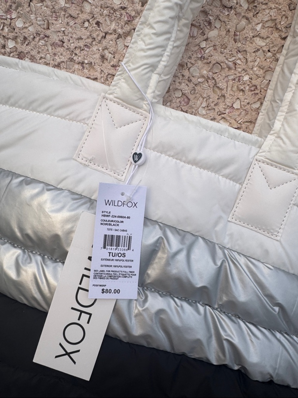 Wildfox Puffer Tote Bag NWT - Picture 5 of 8
